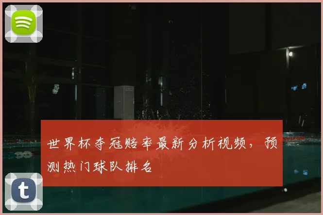 世界杯夺冠赔率最新分析视频，预测热门球队排名